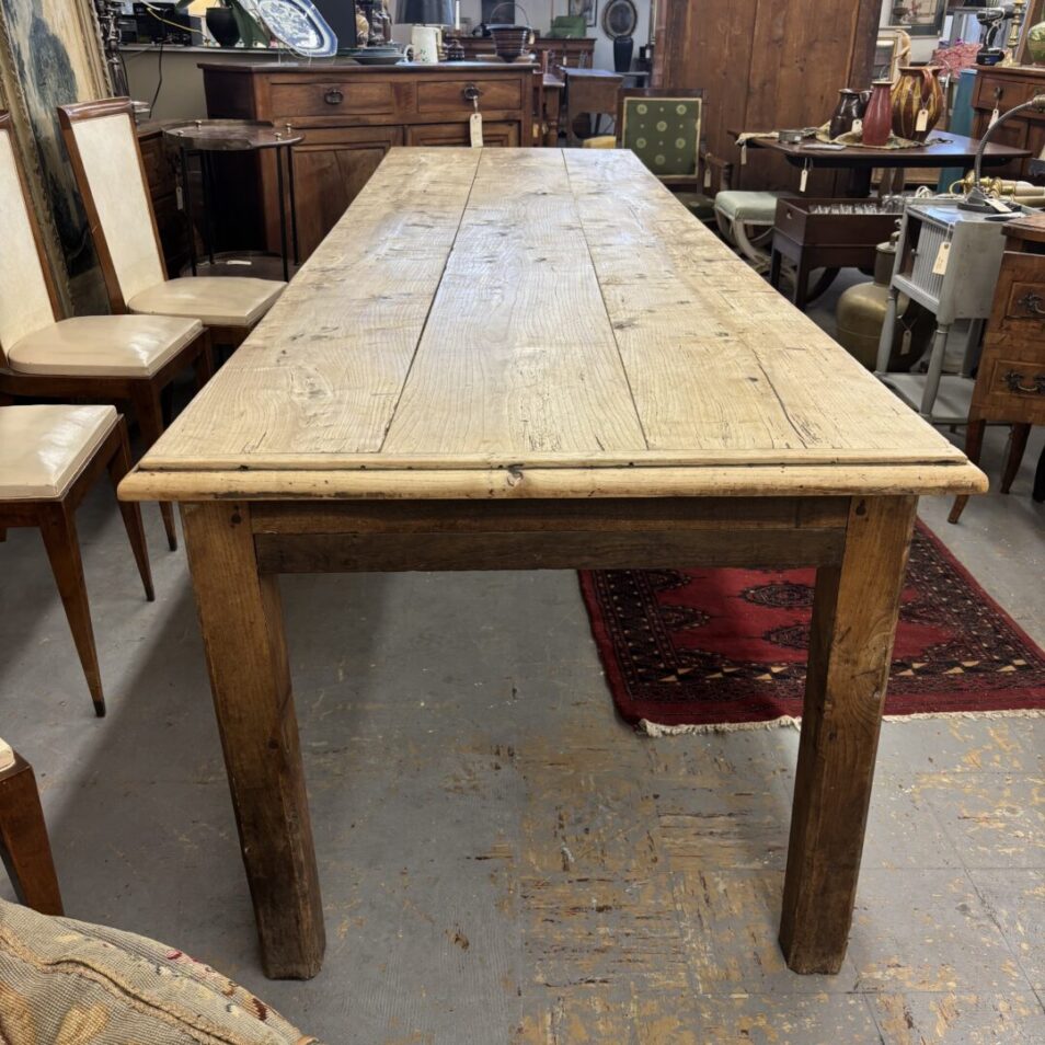 Elm Top Farmhouse Table