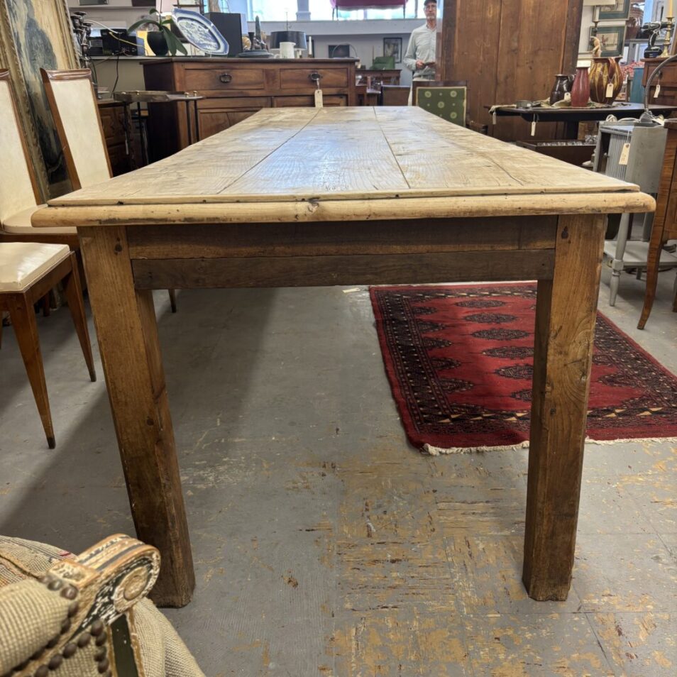 Elm Top Farmhouse Table