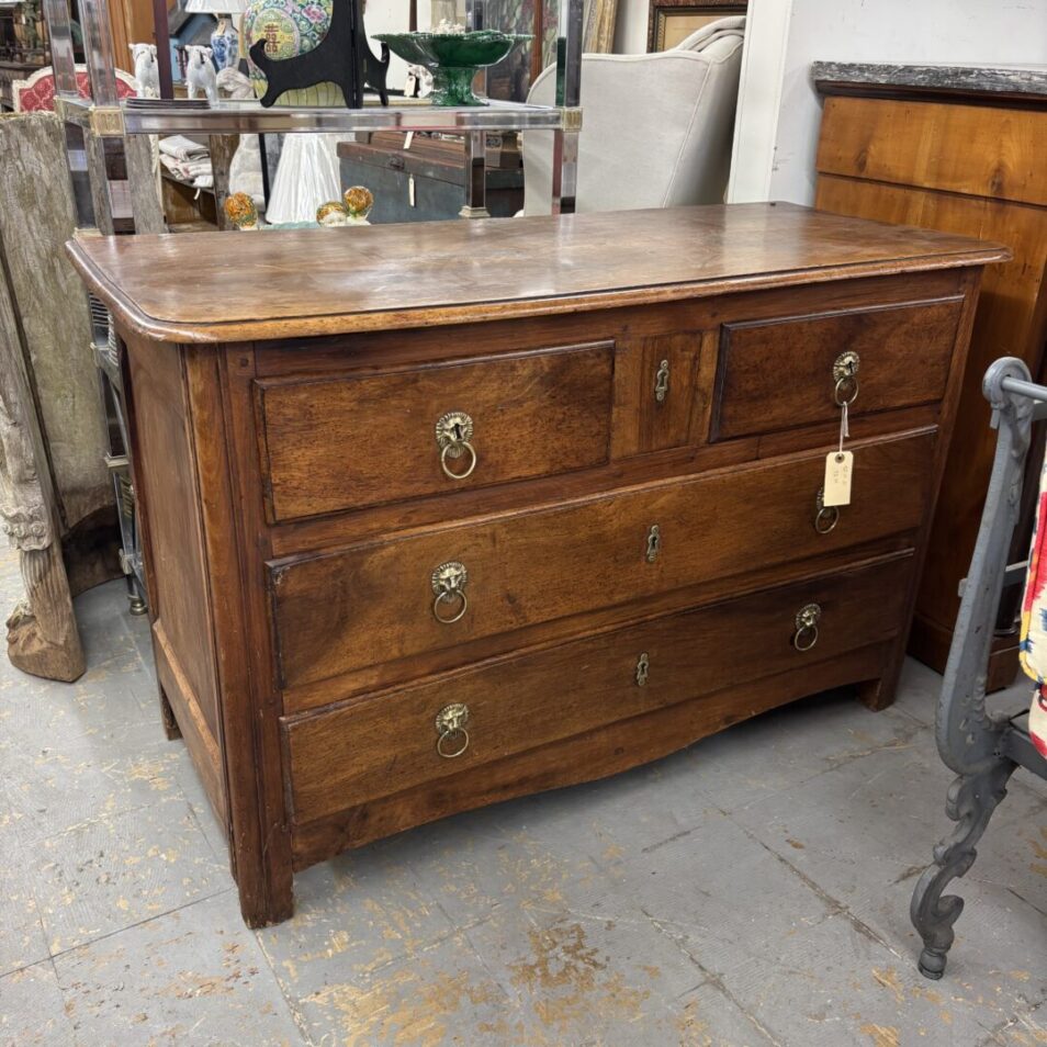 Walnut Lion’s Head Chest