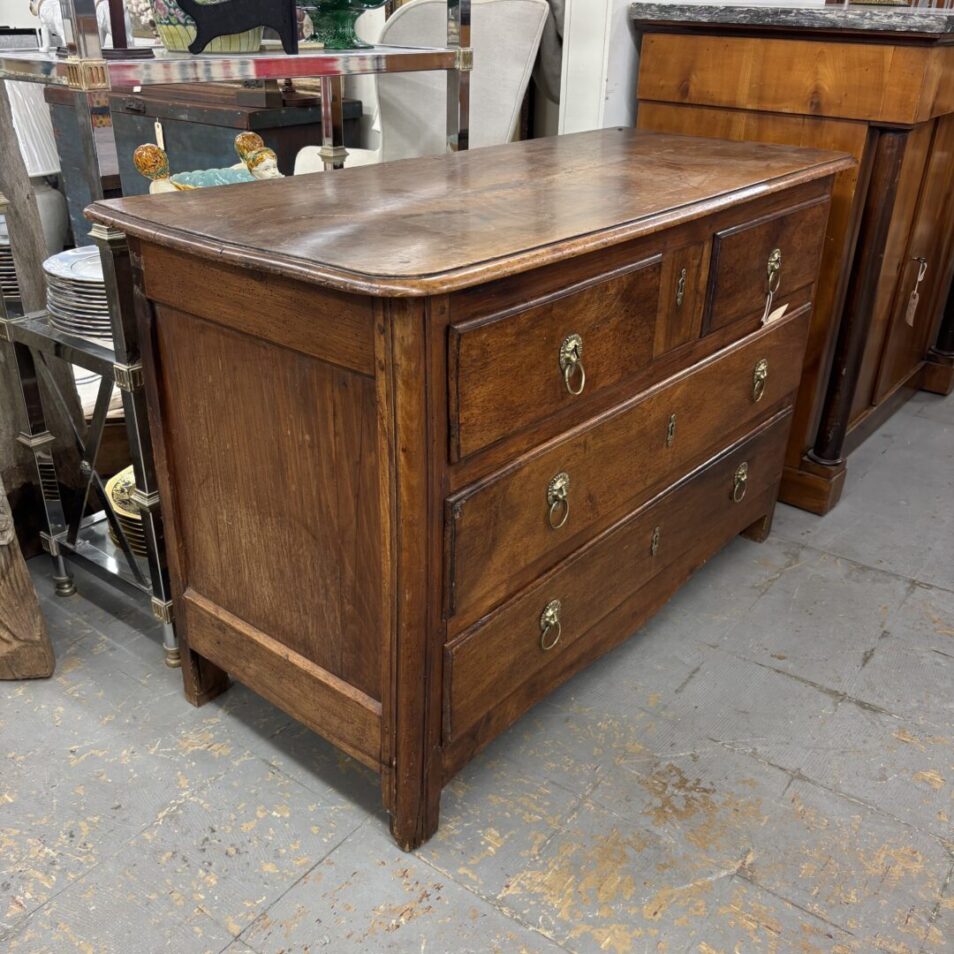 Walnut Lion’s Head Chest