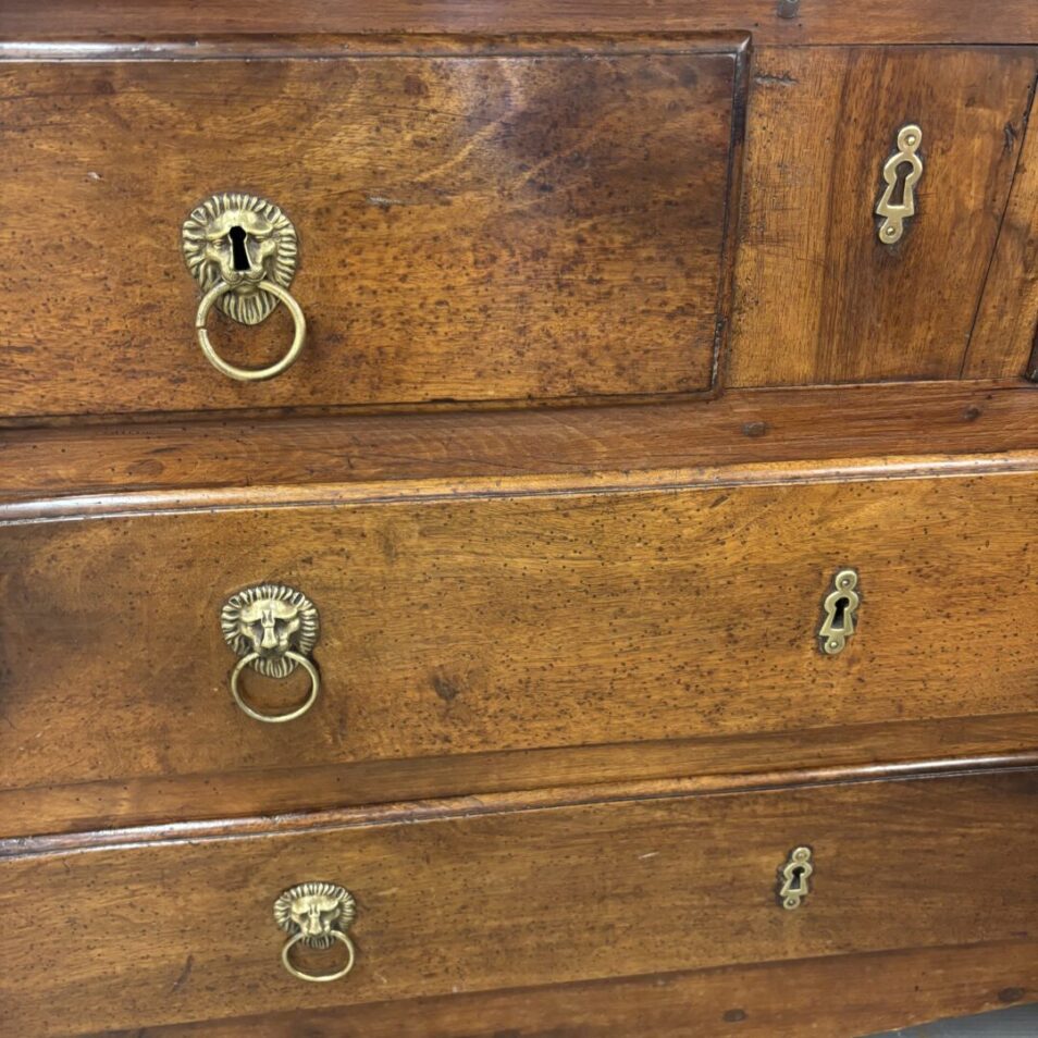 Walnut Lion’s Head Chest