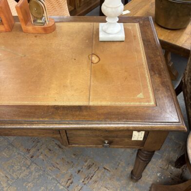 French Leather-Top Desk