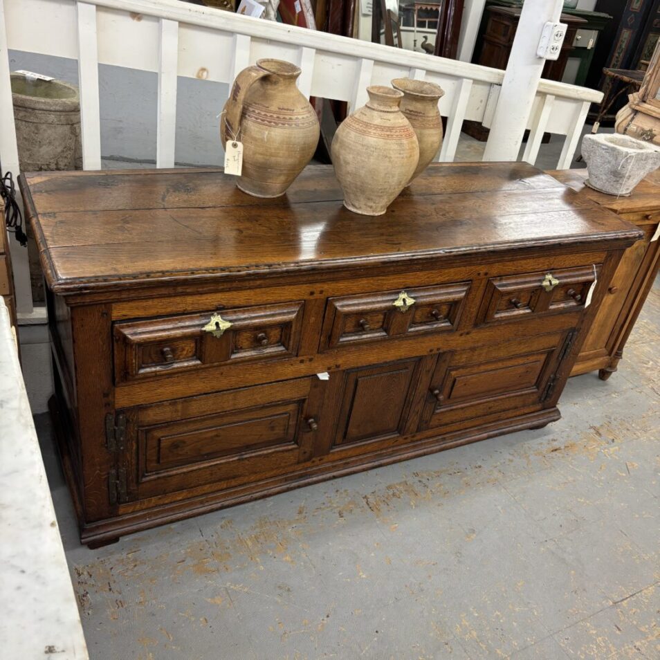 Low English Oak Server