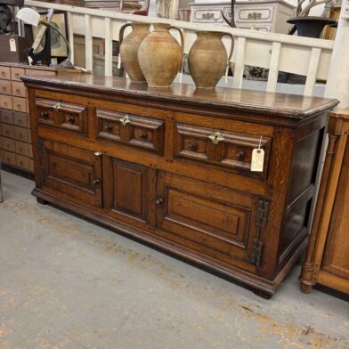 Low English Oak Server
