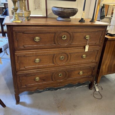 Neoclassical Style Oak Chest