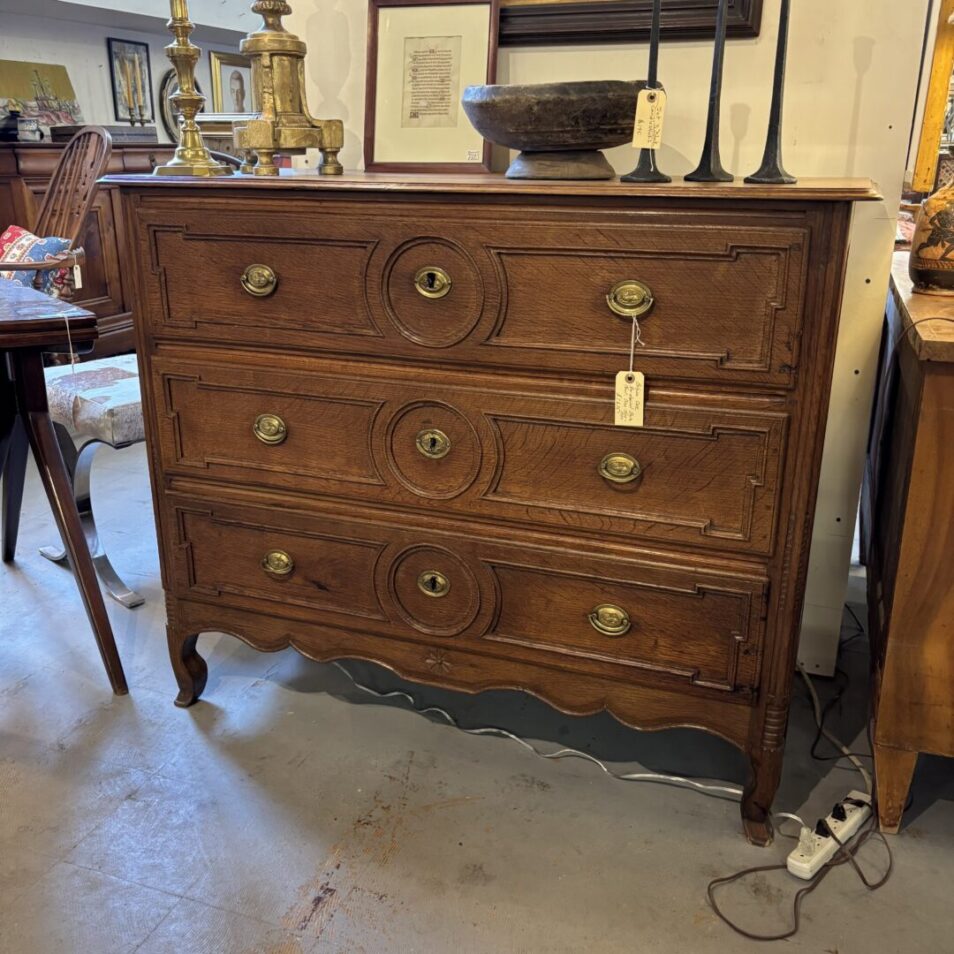 Neoclassical Style Oak Chest