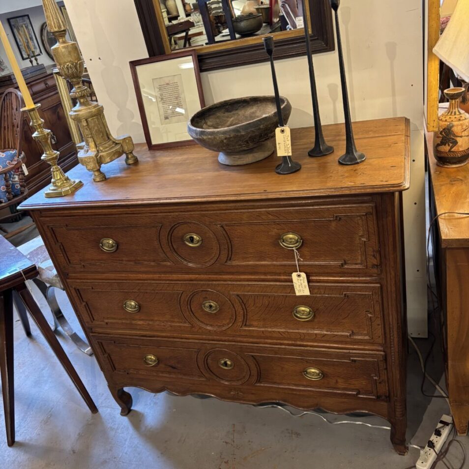 Neoclassical Style Oak Chest