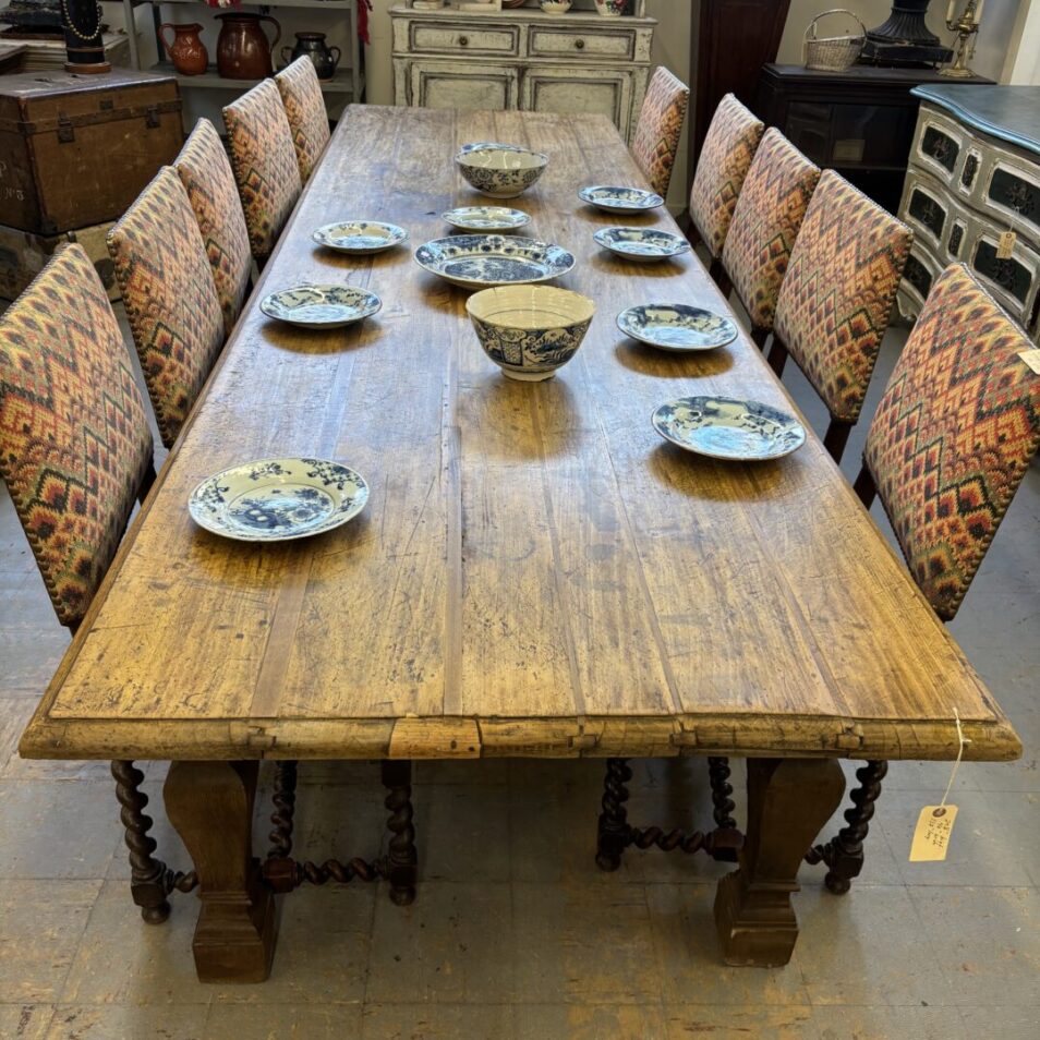 Beechwood Top Dining Table
