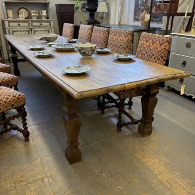 Beechwood Top Dining Table