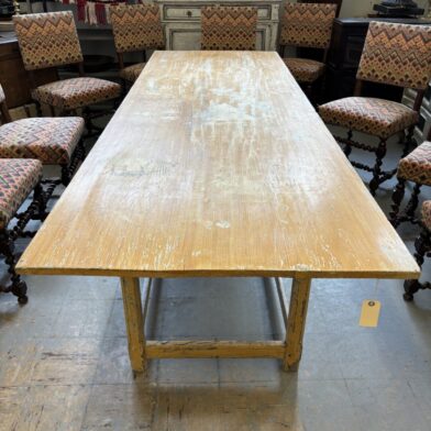 Grain Painted Farmhouse Table