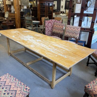 Grain Painted Farmhouse Table