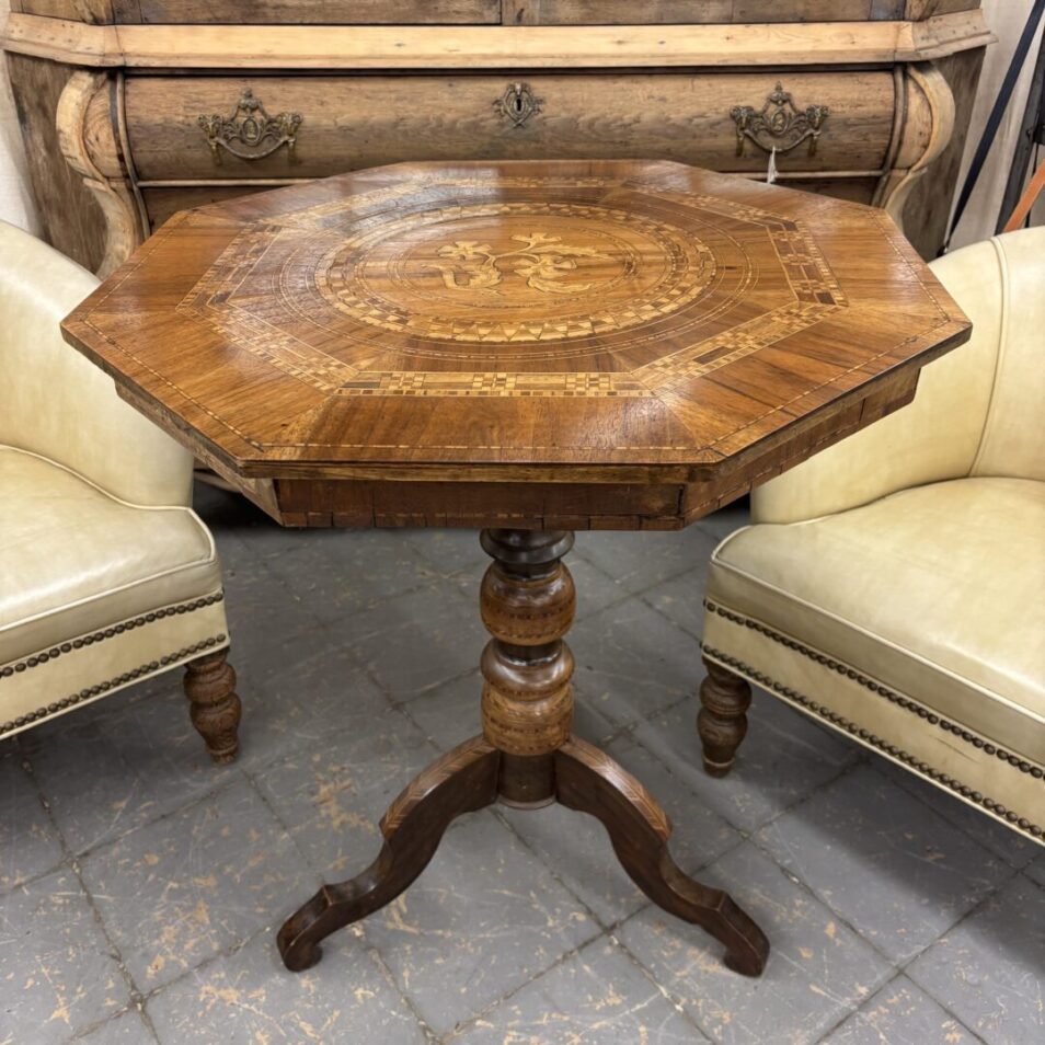 Italian Marquetry Table