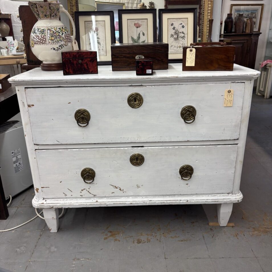White Painted Austrian Chest
